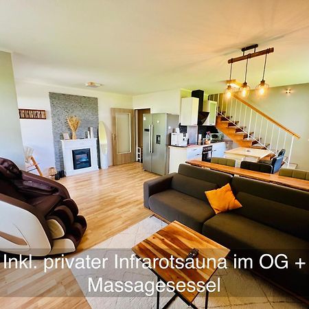 Mitten Im Schwarzwald Mit Infrarot-Sauna Und Garagenparkplatz Schönwalde Exteriör bild